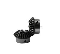 SXPXP 2/4 Uds Engranaje cónico 1M 20 Dientes 45# Agujero Interior de Acero 5/6/7/8/6.35/9/10/12mm 90 Grados Angular Malla Tornillo M5(2pcs 1m 20teeth,8mm)