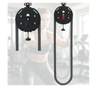 SXQYCH Entrenador de Poleas, Entrenador de Cuerda Sin Fin, Resistencia Máxima hasta 20 kg, Mando de Regulación de Resistencia, for Ejercicios de Brazos, Espalda y Core(Red)