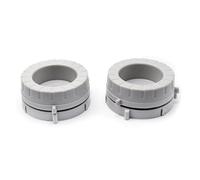 SXRQ 2 abrazaderas adaptadoras de durabilidad gris para carretes abiertos de 1/4 pulgadas a bobinas, grabadoras de cinta para base ABS