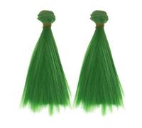 SXRQ 2 piezas de materiales de fibra sintética para atar moscas, señuelos para hacer serpentinas, materiales para atar moscas para diversas técnicas de pesca, serpentinas largas de fibra sintética