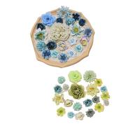SXRQ 42 capullos de flores artificiales para bodas, ramos de fiesta, centros de mesa, decoración del hogar, capullos de flores de imitación, arreglos de tela