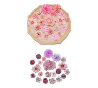 SXRQ 42 capullos de flores artificiales para bodas, ramos de fiesta, centros de mesa, decoración del hogar, capullos de flores de imitación, arreglos de tela