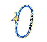 SXRQ Collar de hilo decorativo de 81 cm de largo con cuentas intercambiables de color escolar, collar de logro académico, joyería de graduación, One Size, como se describe, como se describe