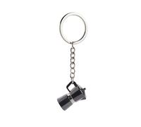 SXRQ Elegante llavero con temática de café en miniatura, llavero de herramienta de café auténtico, accesorios de café para amantes de la moda, regalos únicos, e, Talla única