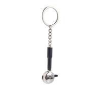 SXRQ Elegante llavero con temática de café en miniatura, llavero de herramienta de café auténtico, accesorios de café para amantes de la moda, regalos únicos, D, Talla única