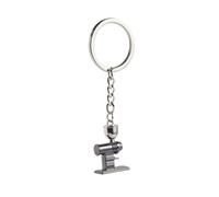 SXRQ Elegante llavero con temática de café en miniatura, llavero de herramienta de café auténtico, accesorios de café para amantes de la moda, regalos únicos, f, Talla única