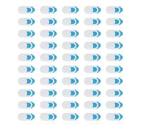 SXRQ Funda protectora de privacidad para cámara web, para computadora, laptop, tablet, teléfono, 0,7 mm, ABS, 50 unidades