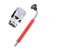 SXRQ Herramienta compacta en forma de L para pedalier de bicicleta, agarre antideslizante, extractores de bielas para reparaciones seguras y eficientes