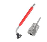 SXRQ Herramienta compacta en forma de L para pedalier de bicicleta, agarre antideslizante, extractores de bielas para reparaciones seguras y eficientes