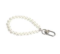 SXRQ Imination - Llavero de perlas para muñeca, antipérdida, correa para teléfono, colgante de moda, para llaves, cartera, teléfono, correa, llavero, llavero de coche, bolsa colgante para mujer