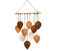 SXRQ Tapiz decorativo de macramé para colgar en la pared, borlas tejidas a mano, adorno de algodón, tapiz decorativo para apartamento, granja, tapices tejidos a mano