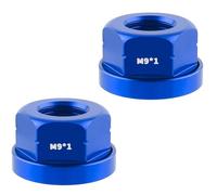 SXRQ Tuerca de cubo de aleación universal para bicicleta, pernos de aleación de aluminio para bicicleta de montaña de engranaje fijo, instalación rápida, sujetadores universales para cubo de bicicleta