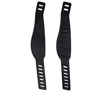 SXRQ Un par de correas de pedal para bicicleta estática y ensanchadas para bicicleta, en casa o en el gimnasio, para reemplazar, resistentes, largas y ajustables