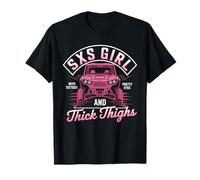 SXS Girl With Tattoos Pretty Eyes - Camiseta de muslos gruesos Camiseta