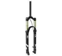 SXSaelciun Horquilla de suspensión Mountain 26, 27,5 y 29 Pulgadas para MTB, con Ajuste de Rebote y Recorrido de 130 mm, Ultraligera, con Capacidad de Carga de 150 kg y amortiguado