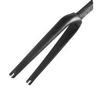 SXSaelciun Horquilla Delantera Plegable Fibra de Carbono para BMX, 14/16/18/20", rígida, Freno C, Tubo Recto sin Rosca de 1-1/8", Cierre rápido de 9 x 100 mm, Ultraligera (Color