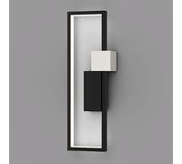 SXSCARKX Lámpara de Pared con Marco geométrico, lámpara Lineal de Metal con Pantalla de Silicona, Aplique LED Moderno - 3 Modos de Color, lámparas Decorativas para el Fondo de la Sala de es