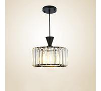 SXSHEYS Juego de 1 lámpara Colgante de Cristal a Rayas, lámpara Colgante de Cristal de imitación para Isla de Cocina, lámpara Colgante para Comedor, Sala de Estar y Pasillo.