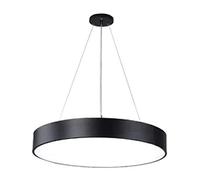 SXSHEYS Lámpara Colgante Industrial Moderna con luz LED, Pantalla de Metal, lámpara Colgante nórdica Decorativa de Interior con Forma de Anillo Hueco para Isla de Cocina, Comedor,