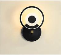 SXSHEYS Lámpara Colgante Modern Luxury d Chaner - Aplique de Pared Sencillo para salón, Dormitorio, Comedor o cafetería, 58 cm, Elegante lámpara de Techo (Negro 18 cm)