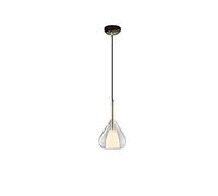 SXSHEYS Lámpara Colgante Moderna de Cristal Blanco Mate, una luz, Estilo Mediados de Siglo, para Cocina, Sala de Estar, LED, Altura Ajustable.
