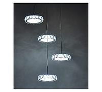 SXSHEYS Lámpara Colgante Retro, lámpara Colgante Moderna de Cristal, Compatible con Comedor, Cocina, Isla, decoración del hogar.