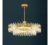 SXSHEYS Lámpara de Cristal de Lujo escandinava, lámparas y faroles de diseño Moderno, combinación atmosférica Simple para Sala de Estar, Comedor, Estudio, Dormitorio, luz, 80 cm