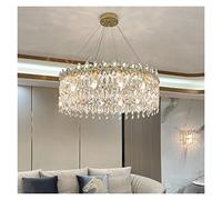 SXSHEYS Lámparas de araña de Cristal, lámpara Colgante de Lujo, Hermosa lámpara de araña para Sala de Estar, Cocina, lámpara LED Decorativa atmosférica Simple.