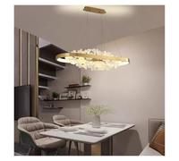 SXSHEYS Lámparas de Techo de Cristal largas y Modernas de Lujo con Forma de Rama Dorada para Cocina, Comedor, Sala de Estar y Dormitorio, para decoración.