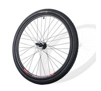SXSHEYS Ruedas de Bicicleta de montaña de 22 Pulgadas, transmisión 22x1.95, Frenos de Disco, Eje atornillado, buje de 36 Orificios, aleación de Aluminio, 100 mm Delante / 135 mm detrás, 6/