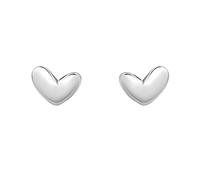 SXSWCH 20G mini corazón STERLING STERTING PLATO Hipoalergénico Pendientes perforados para mujeres adolescentes Minimalista Amor de la cabeza de corazón Dinero pequeño Cartílago Tragus Post Pin Cute