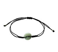 SXSWCH Bracelet Natural Jade Donut Pulsera, brazalete de feng shui, pulsera de riqueza, pulsera de cuentas de Buddha, buena suerte para hombres joyas de mujeres (color: oro)