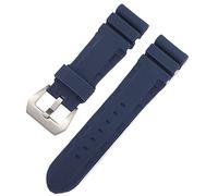 SXSWCH Correa de goma para Panerai 441 111 correa hombres impermeable silicona accesorios 22 mm 24 mm, 22mm, A