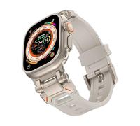 SXSWCH Correa de goma suave para Ultra 2 1 banda 49 mm 45 mm 44 mm 42 mm S10 46 mm Pulsera de goma de lujo para series iwatch 9 8 7 6 SE 5 Accesorios Bandas de reloj
