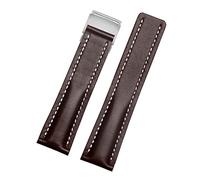 SXSWCH Correa de piel auténtica de 22 mm y 24 mm para reloj Breitling para hombre, correa de piel de vaca con hebilla de inserción, 24mm, A