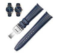 SXSWCH Correa de reloj de piel auténtica para reloj IWC IW503312 IW500713 IW344205, 22 mm, 20 mm, color azul, 22mm, A