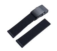 SXSWCH Correa de vigilancia de goma de silicona suave Breitling Correa de 22 mm 24 mm para Navitimer/Avenger/Superocean, 24mm, A