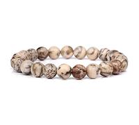 SXSWCH Crystal áspero citrinas amarillas perlas de cristal Bracetnatural Quartzs Pulsera de piedra Agata Malachita Joyería de yoga, 4.Citrina, 19 cm (color: 15. Feldspar, tamaño: 21 cm)