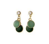 SXSWCH Fashion de Las Damas 925 Color de Esmalte Round Party Party Banquet Jewelring Pendientes de Gama Alta