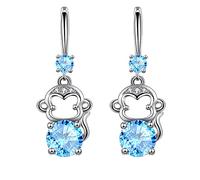 SXSWCH Girlszircon Lindo Animal de Pendientes Grandes para Mujeres para Mujeres