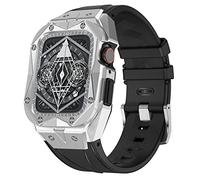 SXSWCH Para la serie 9/8/7/6/5/4/SE 44 mm de reloj de 45 mm, actualización de reloj de reemplazo, correa de goma, juego de banda deportiva para hombres y mujeres