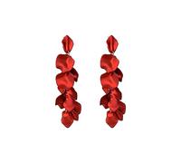 SXSWCH para Mujeres Bodas Blancas Rojo Grande pétalos Grandes Pendientes de Joyas Personalizadas