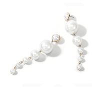 SXSWCH Pearl Stud Fashion Declaración Larga para Womenn Fiesta Boda Femenina Joya Joya Pendientes de Alta Gama