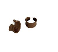 SXSWCH Pendientes acrílicos novedosos de Moda - Diseño Sense Liquid Chocolate Color de aro Irregular Pendientes de Moda de Alta Gama exagerados, Pendientes de joyería de Temperamento UI