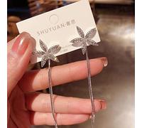 SXSWCH Pendientes de Borla de Color para Mujeres Pendientes Largos exagerados Joyas de Boda Regalo de cumpleaños