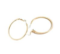 SXSWCH Pendientes de estilo múltiple: aro triple, ilusión, garra, brazalete, perforación doble, cruz, colgación, gran aro de oro, diseños de filigrana | Zirconia cúbica chapada en oro de 14k para