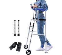 SXTYFBB Andador Vertical Ligero Andador Plegable para Personas Mayores con Reposabrazos, Andador Multifuncional Compacto y Ajustable para Personas Mayores y Adultos Discapacitados