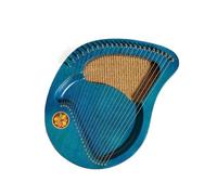 SXTYYH 21,24 Cuerdas Arpa De Lira Instrumento Musical Portátil Principiante Lyre Harp Con Púas, Llave De Afinación, Cuerda De Repuesto, Bolsa De Transporte Y Paño De Limpieza(24-string - Plank Green)