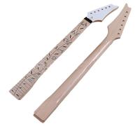 SXTYYH 6 Cuerdas 24 Trastes Mástil De Guitarra Eléctrica Doble Rockero Tallado Color Original Brillante Arce Bricolaje Profesional Recambio Cuello De Guitarra