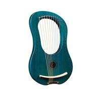 SXTYYH 7,10 Cuerdas De Metal Arpa De Lira Caoba Lyre Harp Con Púas, Llave De Afinar, Paño De Limpieza for Principiante Adulto Niños(10 noter E)